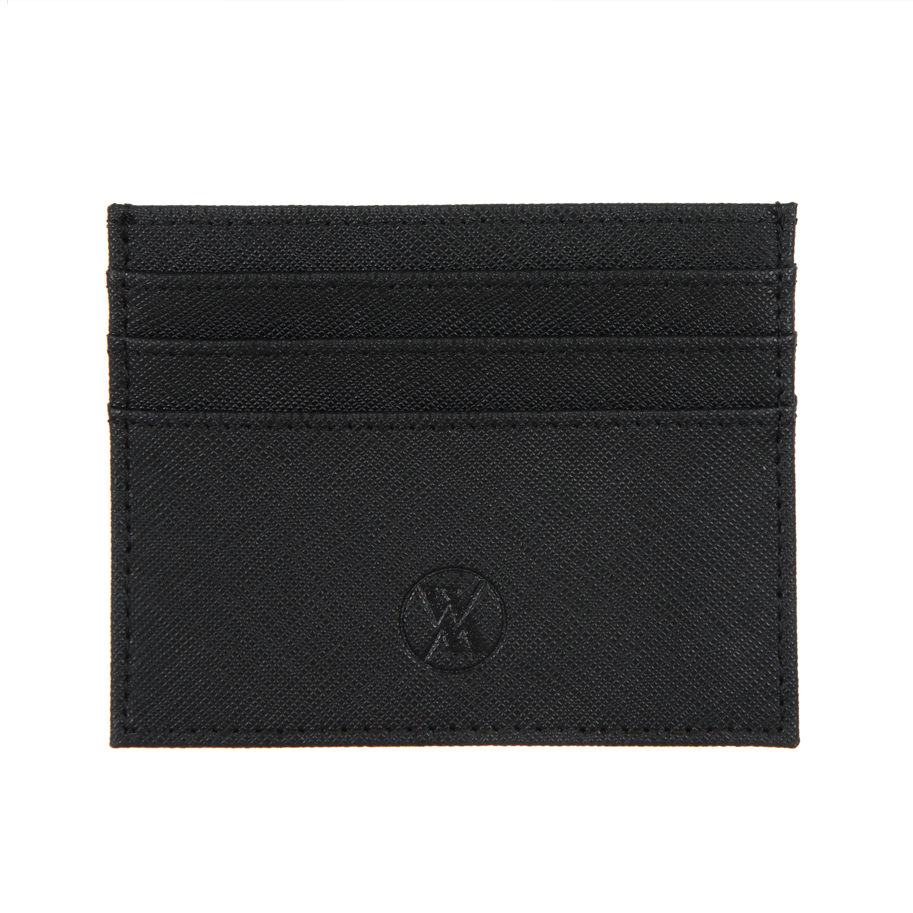 Black Saffiano Leather Card Holder