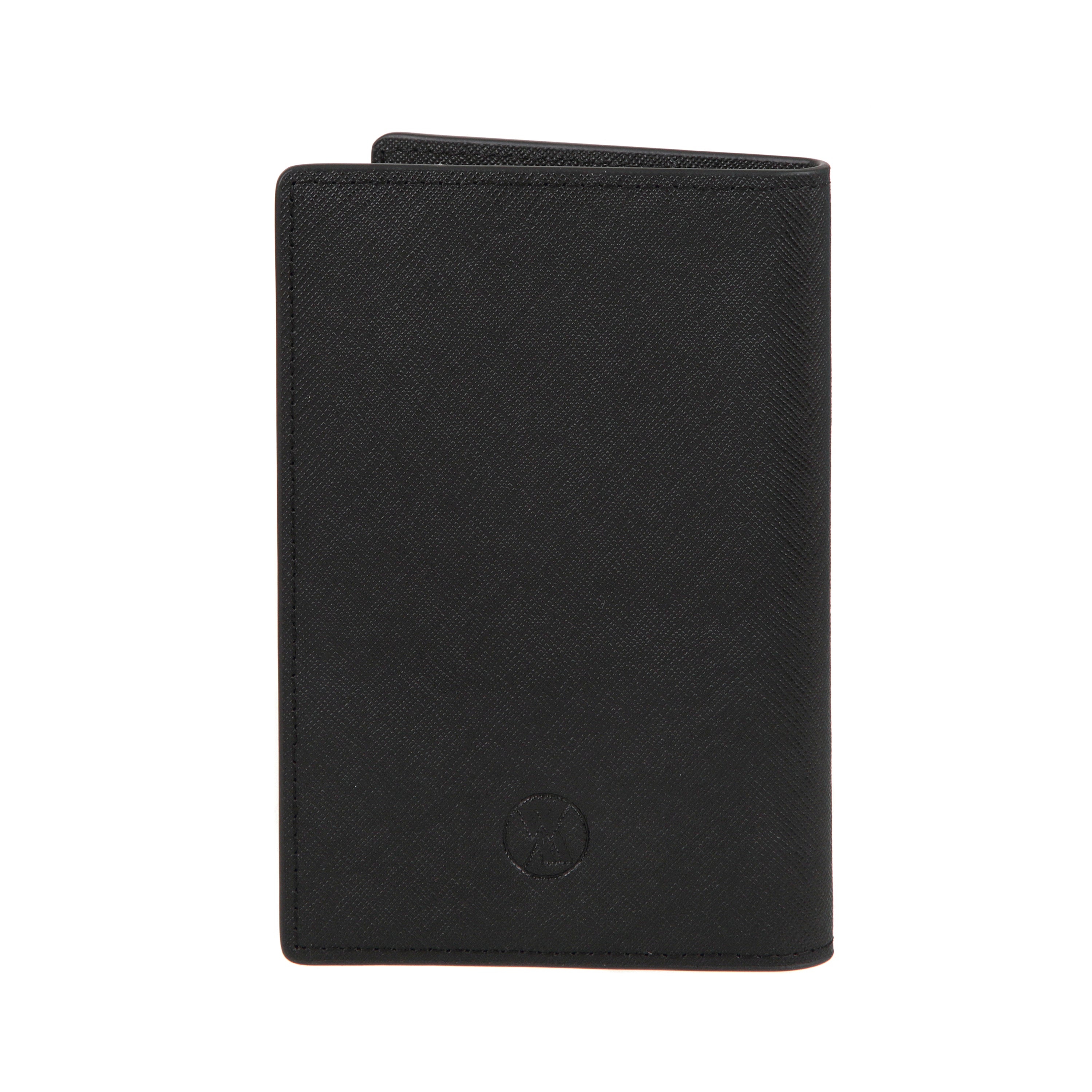 Black Saffiano Leather Passport Cover