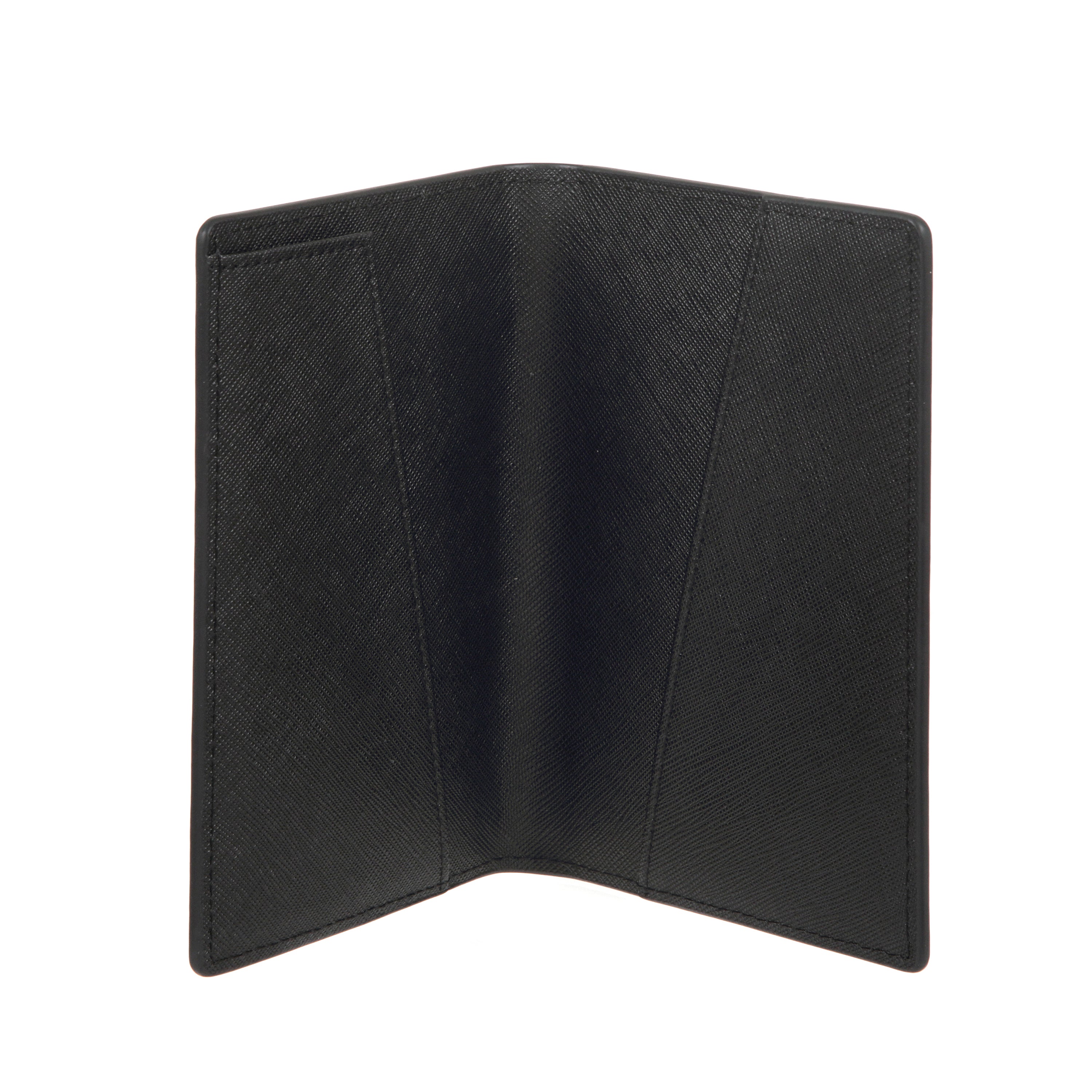 Black Saffiano Leather Passport Cover